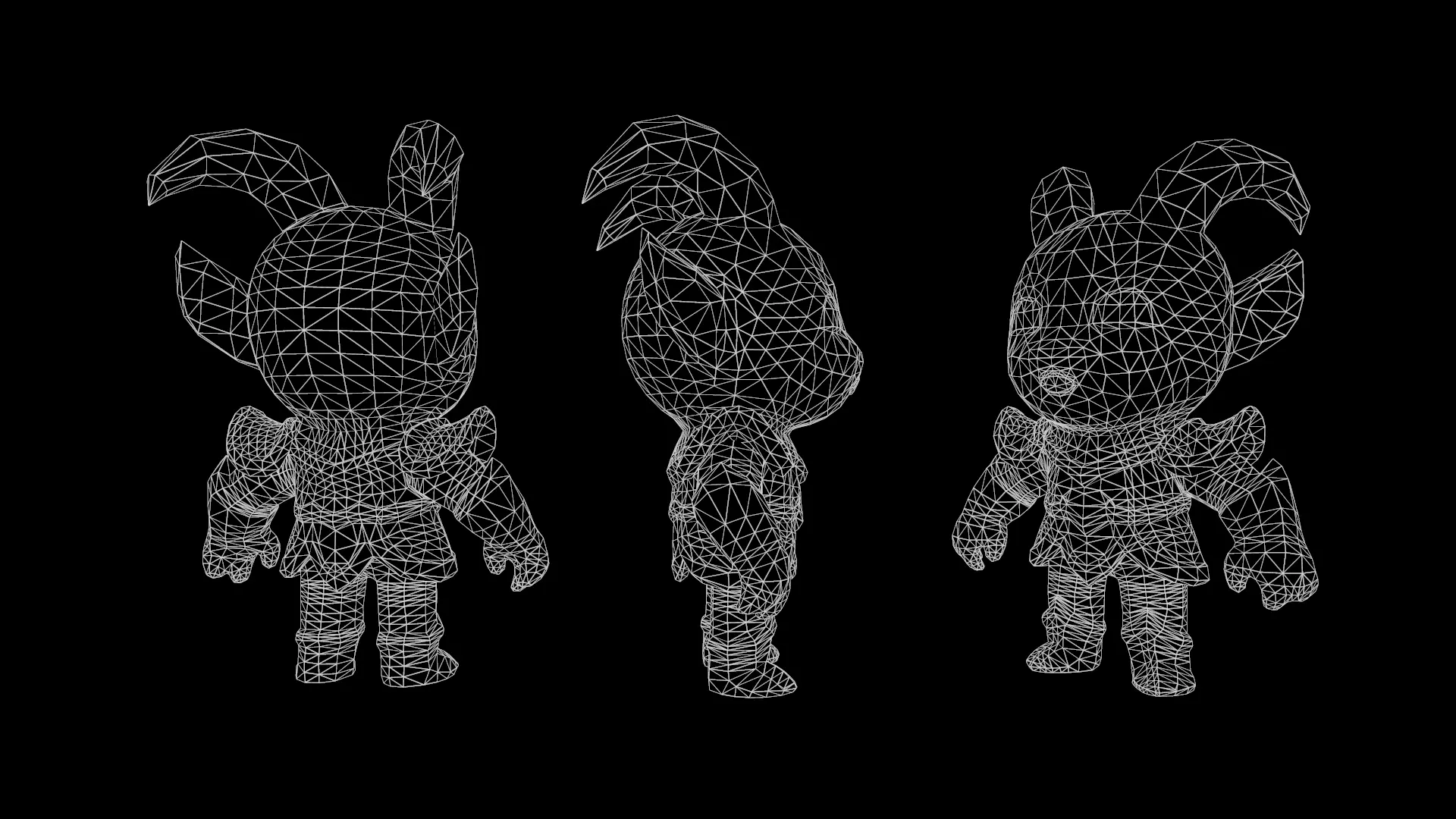 Devil Low Poly Low-poly 3D model_6