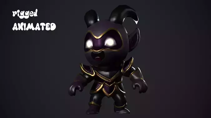 Devil Low Poly Low-poly 3D model