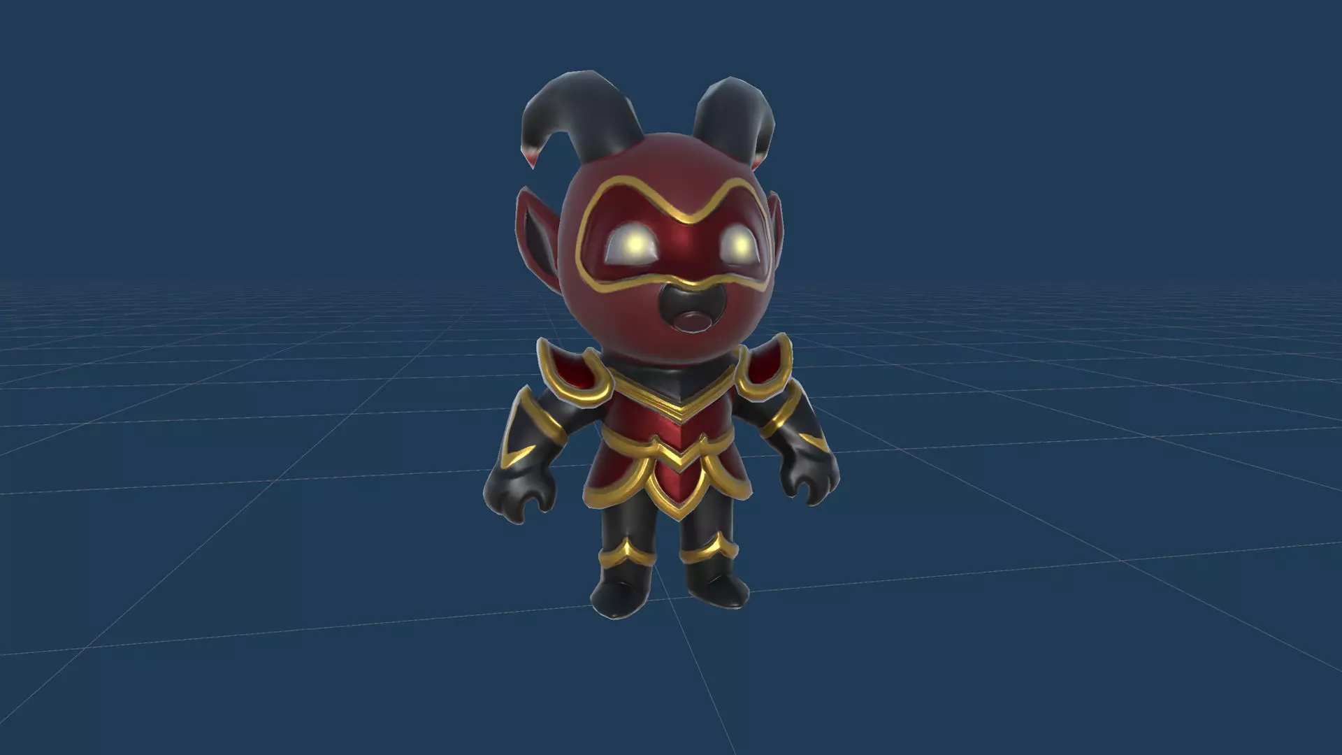 Devil Low Poly Low-poly 3D model_20