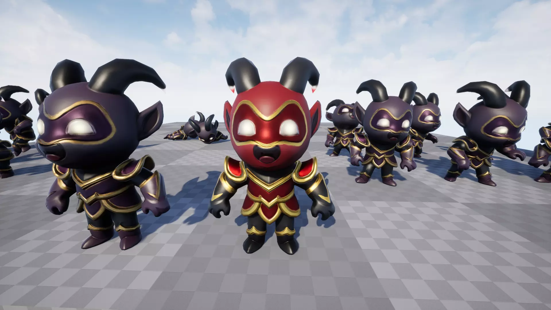 Devil Low Poly Low-poly 3D model_15