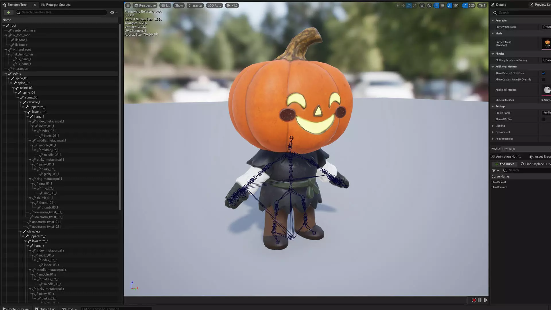 Cute Scarecrow Low Poly Low-poly 3D model_20