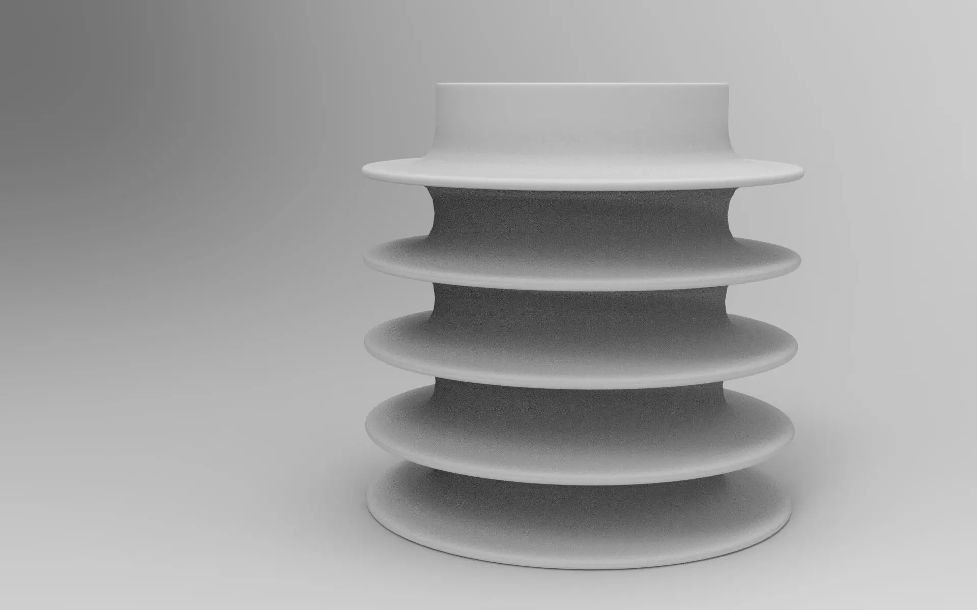 Halo Vase Low-poly 3D model_8