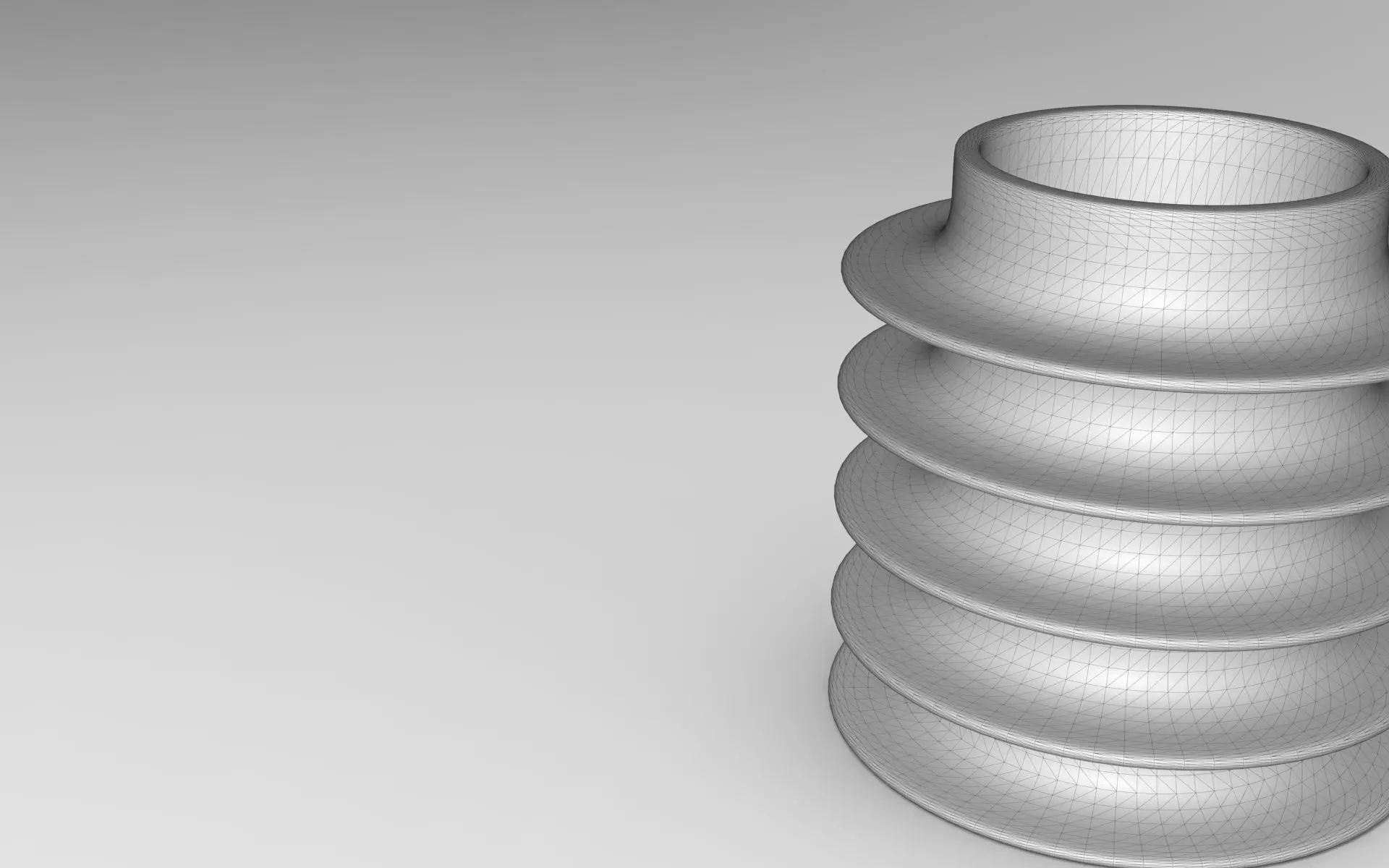 Halo Vase Low-poly 3D model_6