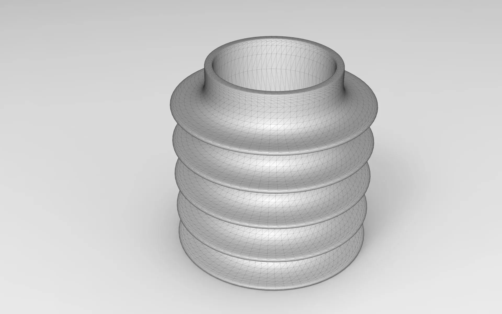 Halo Vase Low-poly 3D model_5