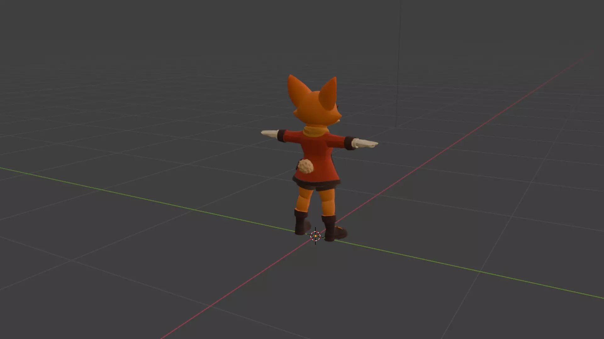 Fox Explorer 3D Character Low-poly 3D model_3