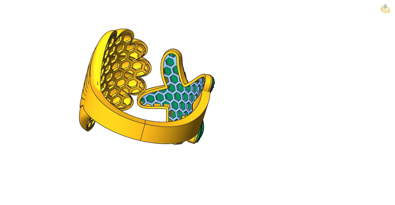 Shell  Star Ring 3D print model_12