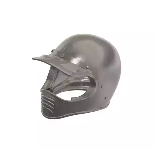 Old Motocross Helmet 1-12 Scale