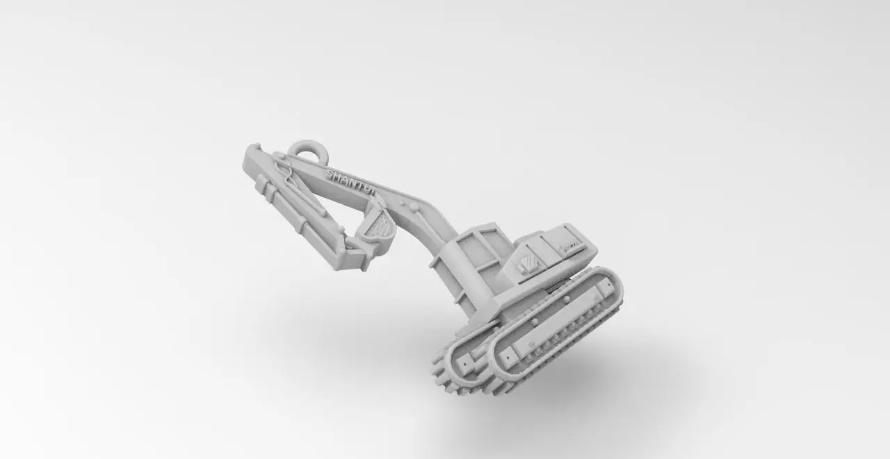 retroexcavadora  3D print model_4