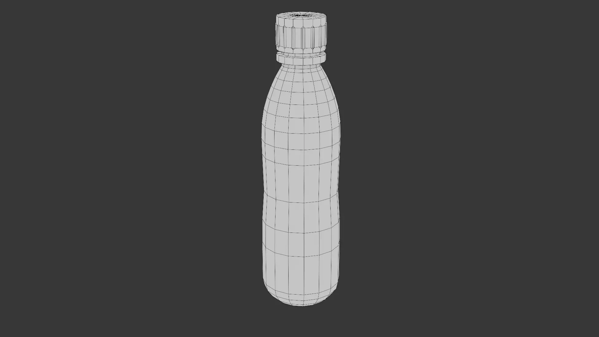 Pack de 8 Botellas de Plastico Low Poly Unid-02 Low-poly 3D model_16