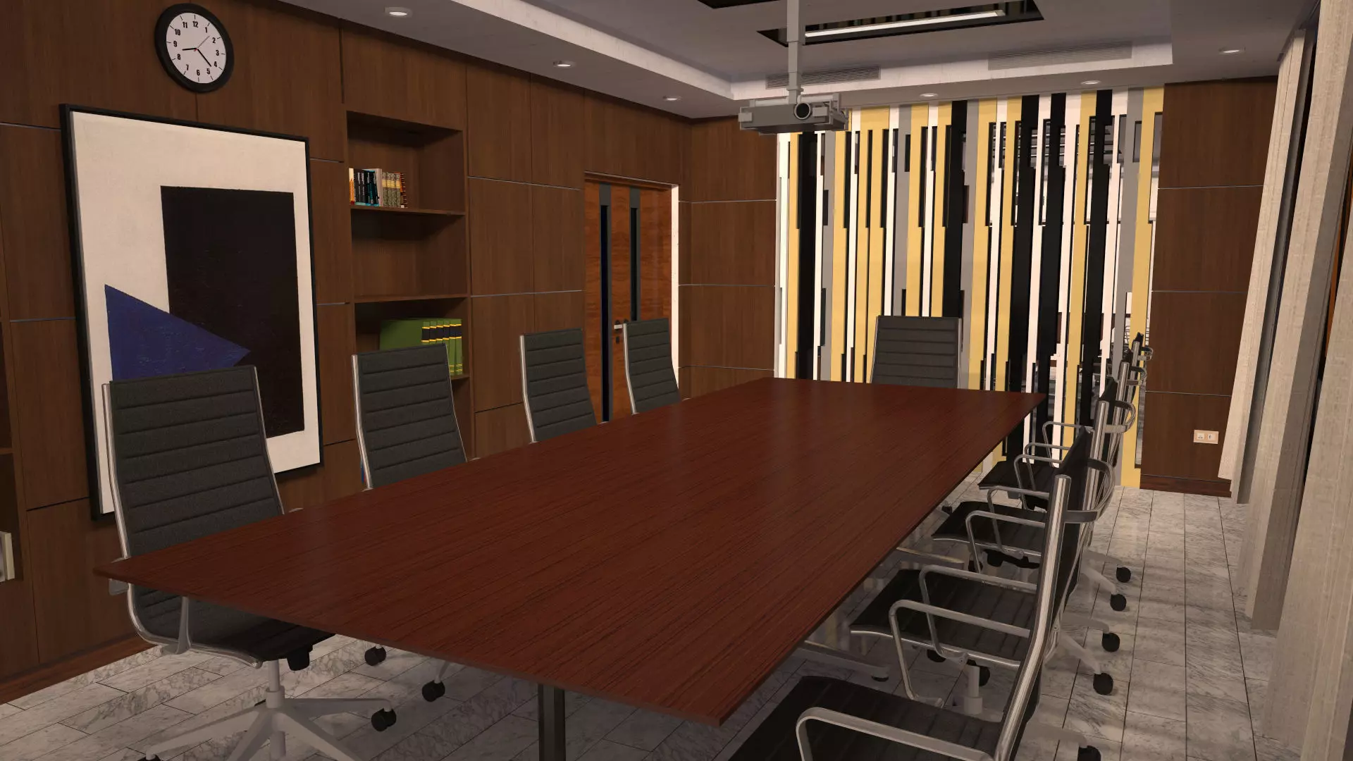 Meeting Room 3D model_9