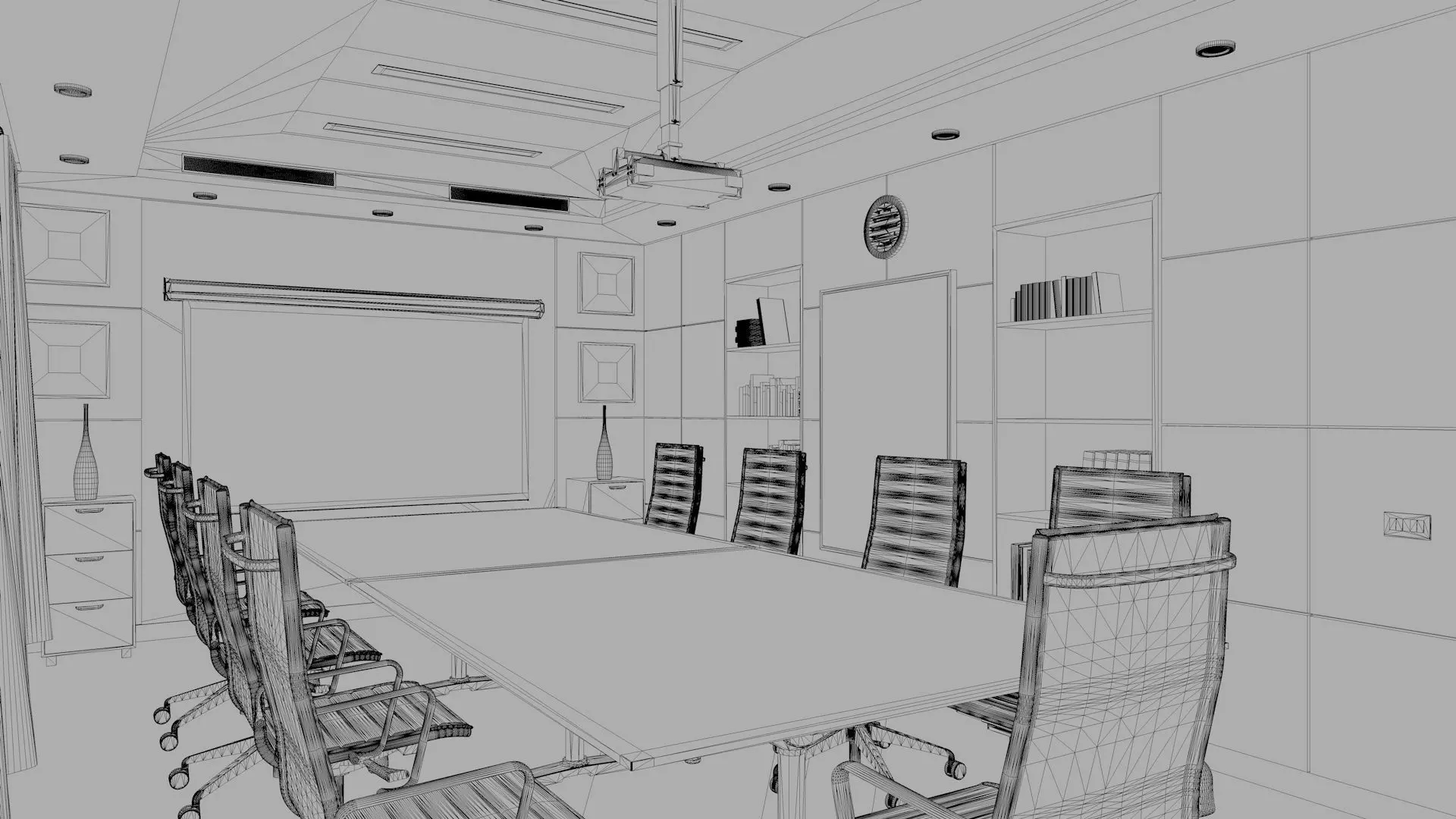 Meeting Room 3D model_12