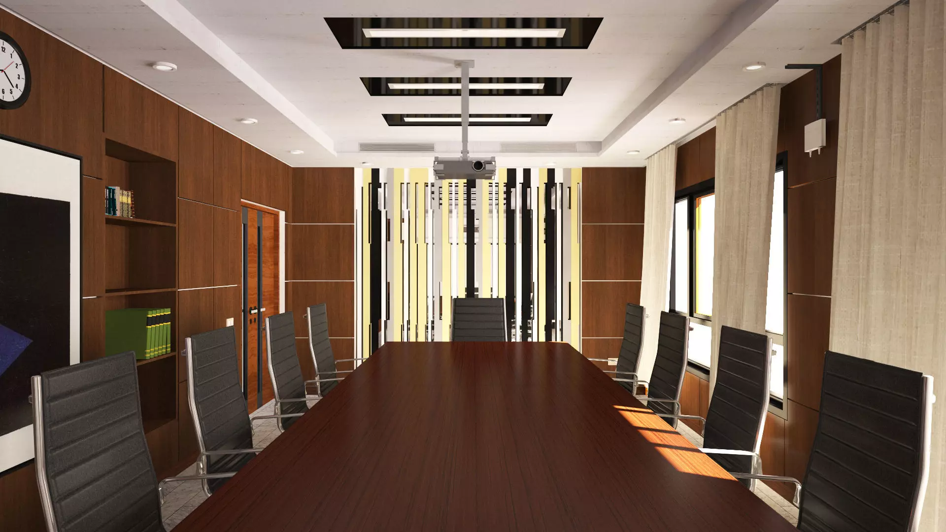 Meeting Room 3D model_5
