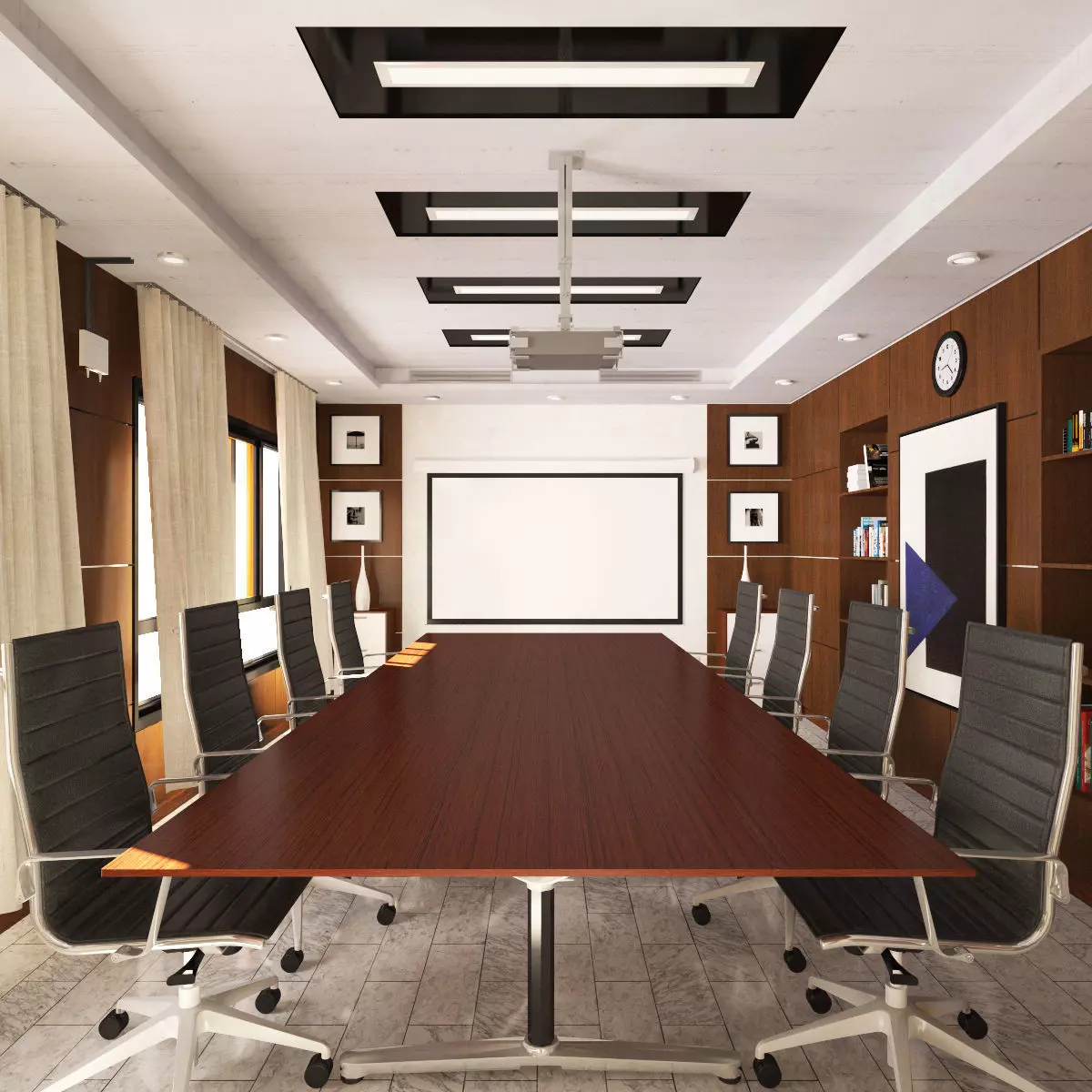 Meeting Room 3D model_0