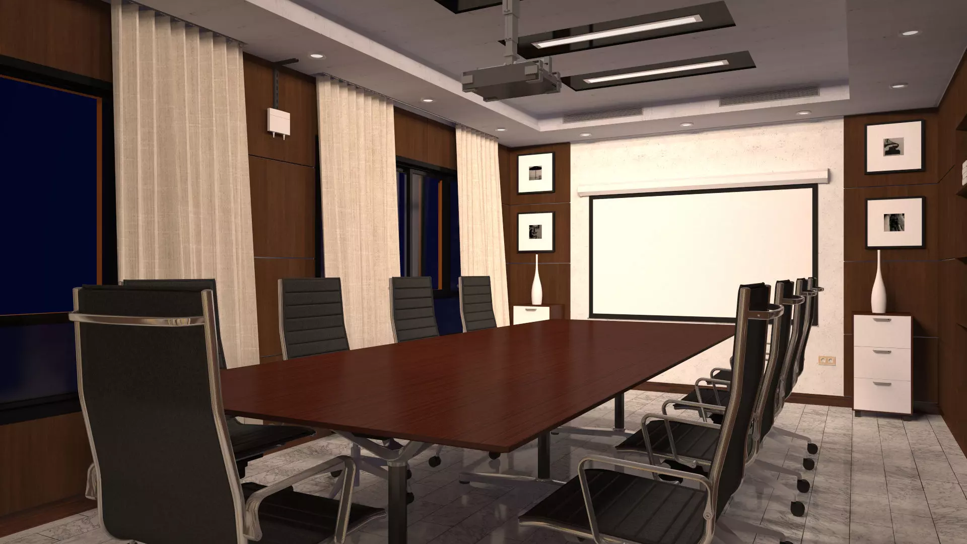 Meeting Room 3D model_8