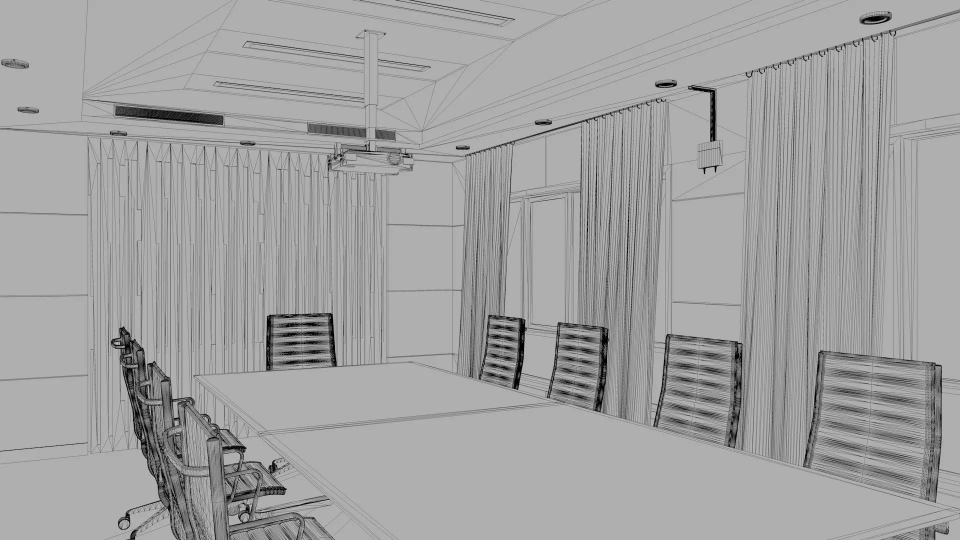 Meeting Room 3D model_14