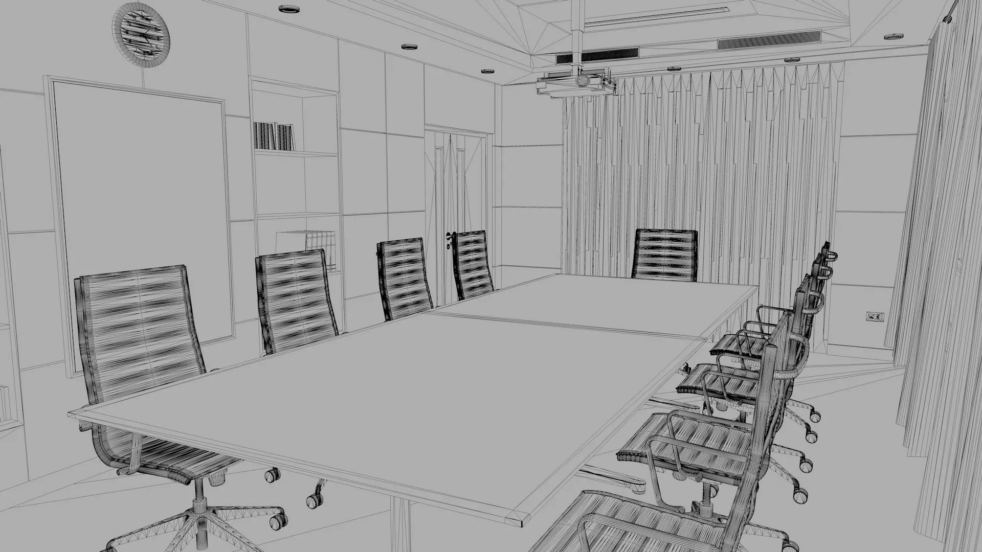 Meeting Room 3D model_13