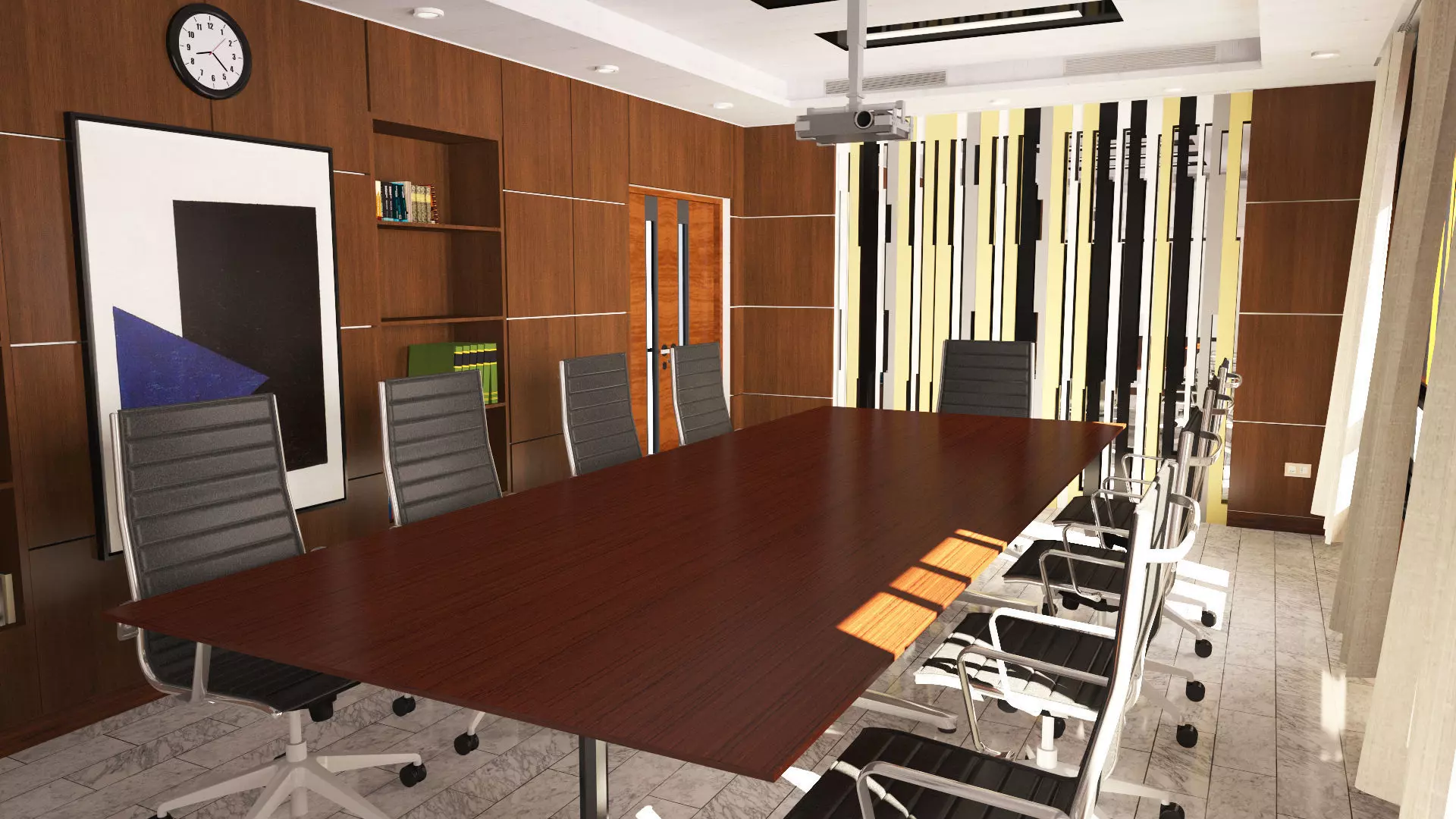 Meeting Room 3D model_4