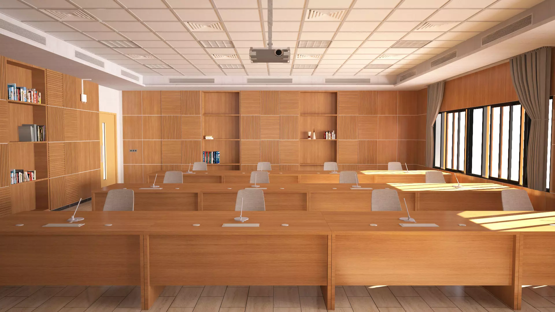 Conference - Meeting Room 3D model_3