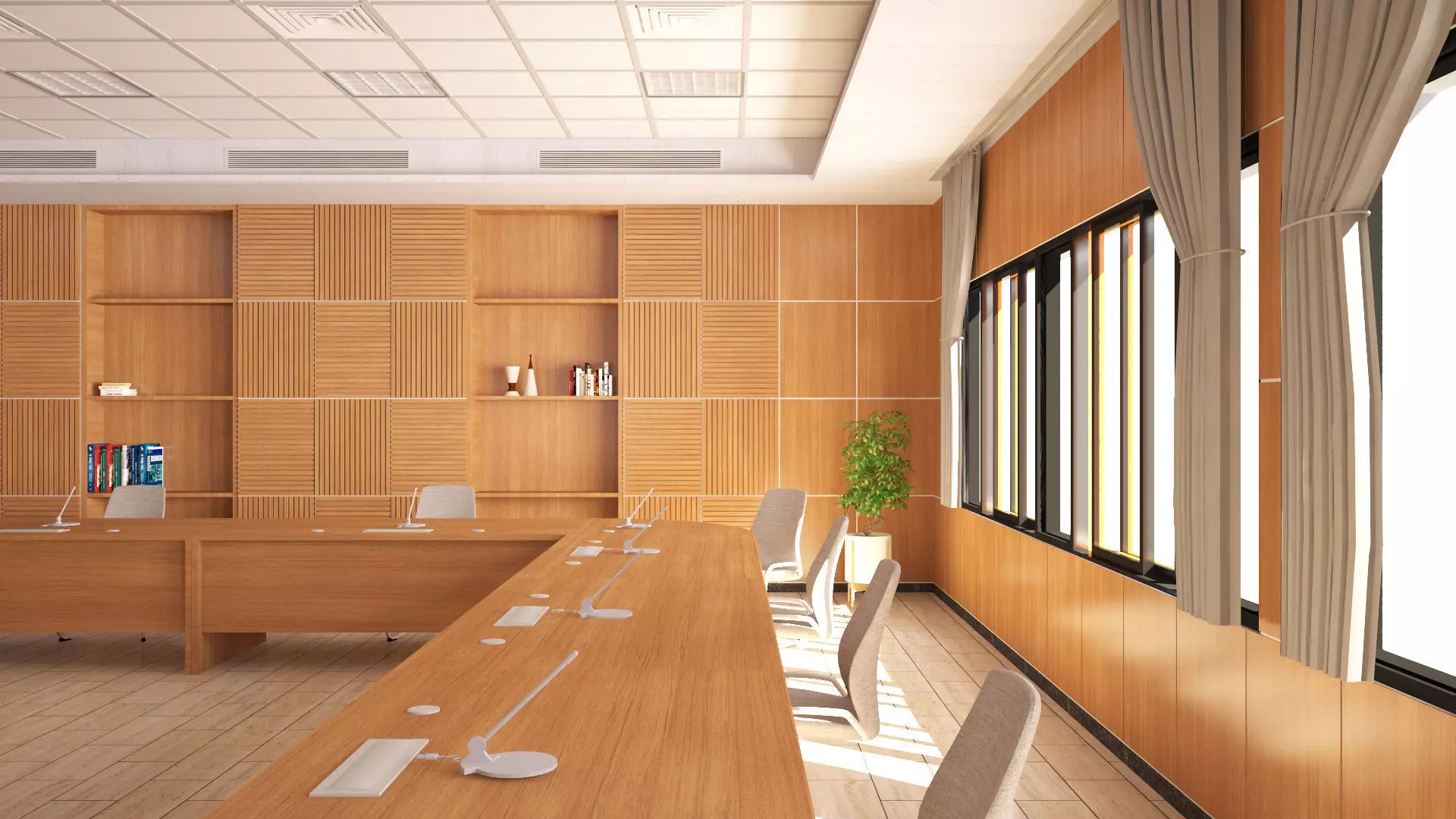 Conference - Meeting Room 3D model_9