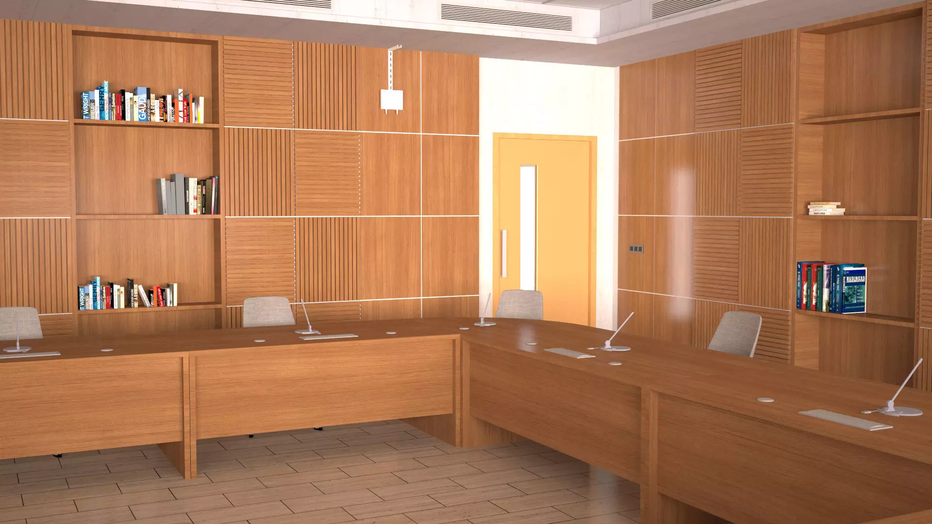 Conference - Meeting Room 3D model_11