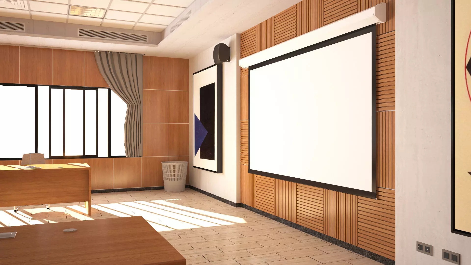 Conference - Meeting Room 3D model_8