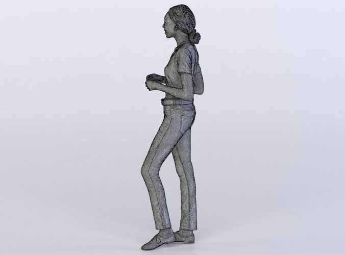 Ashley 0495 Woman standing holding her hand