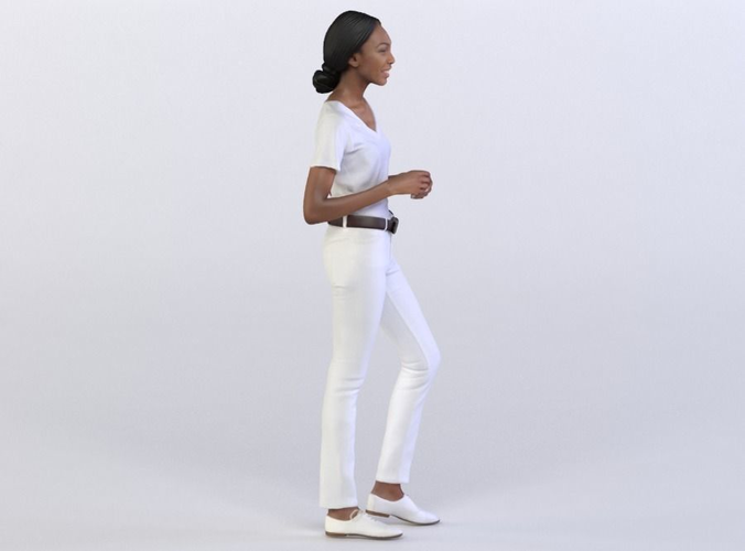 Ashley 0495 Woman standing holding her hand