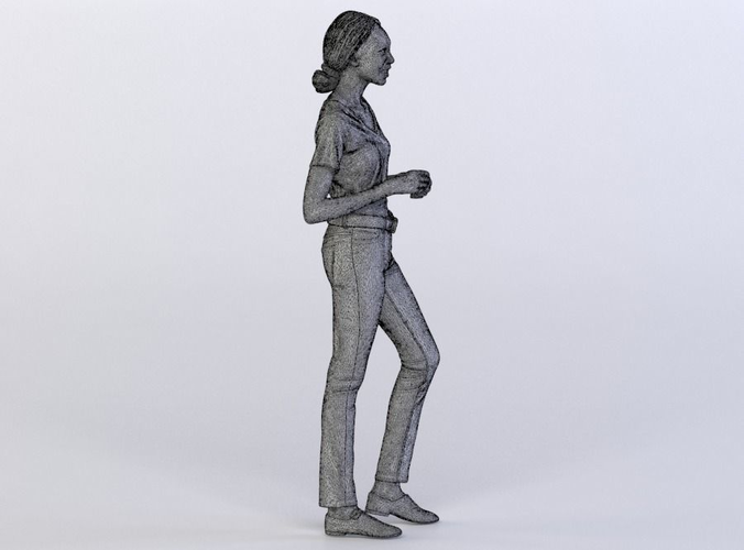 Ashley 0495 Woman standing holding her hand