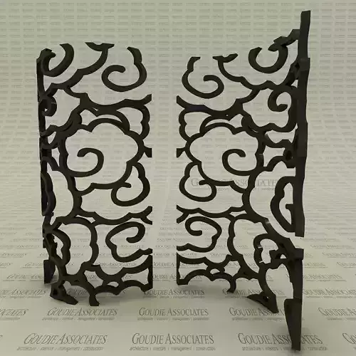 Screen Cloud Chinese Modern Column Pilar