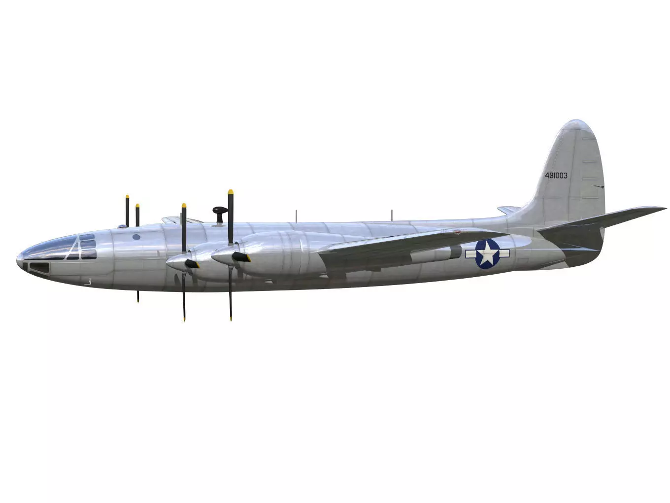 Republic XF-12 Rainbow 3D model_2