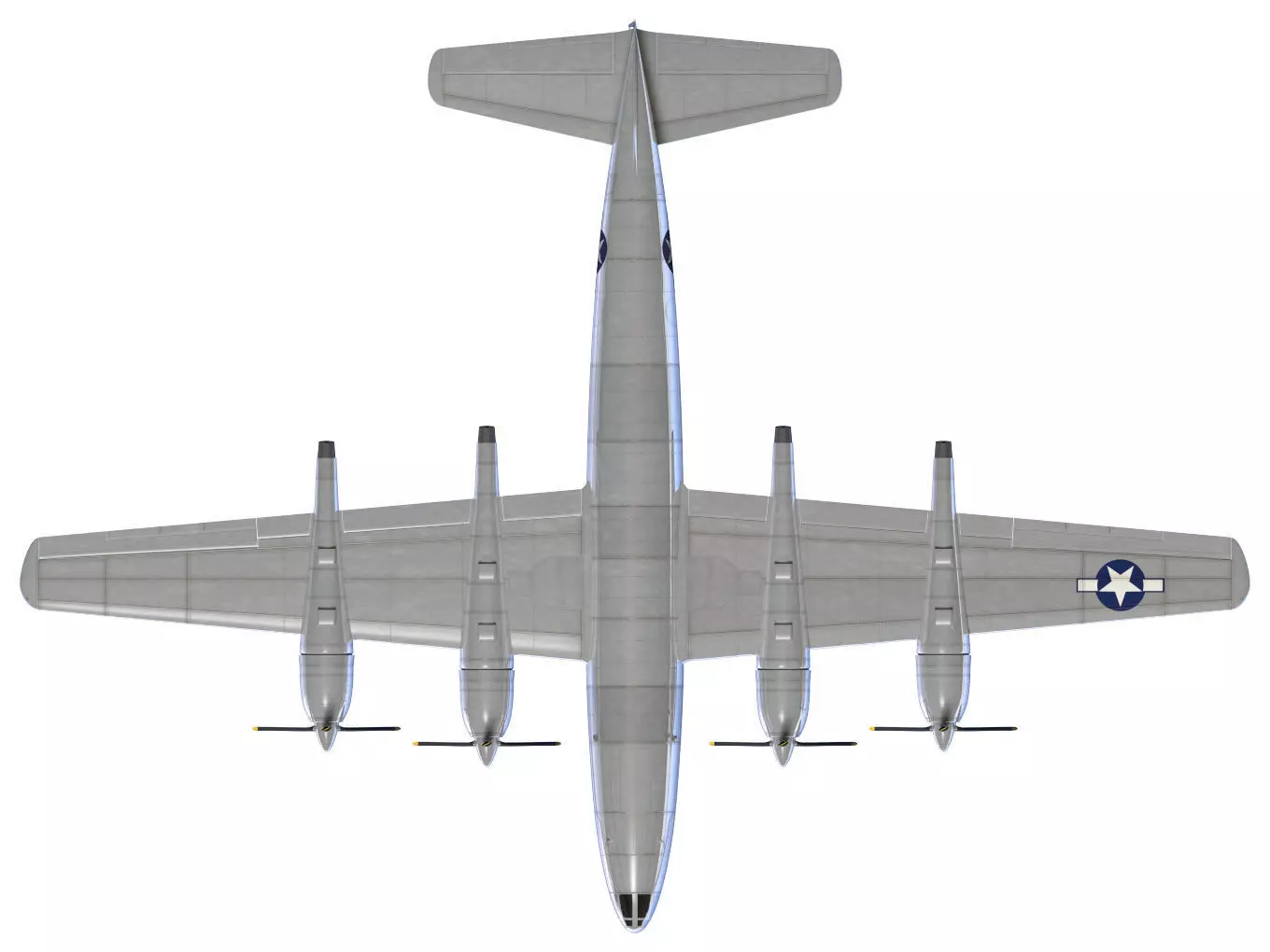 Republic XF-12 Rainbow 3D model_12