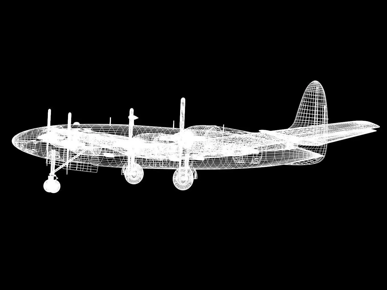 Republic XF-12 Rainbow 3D model_15