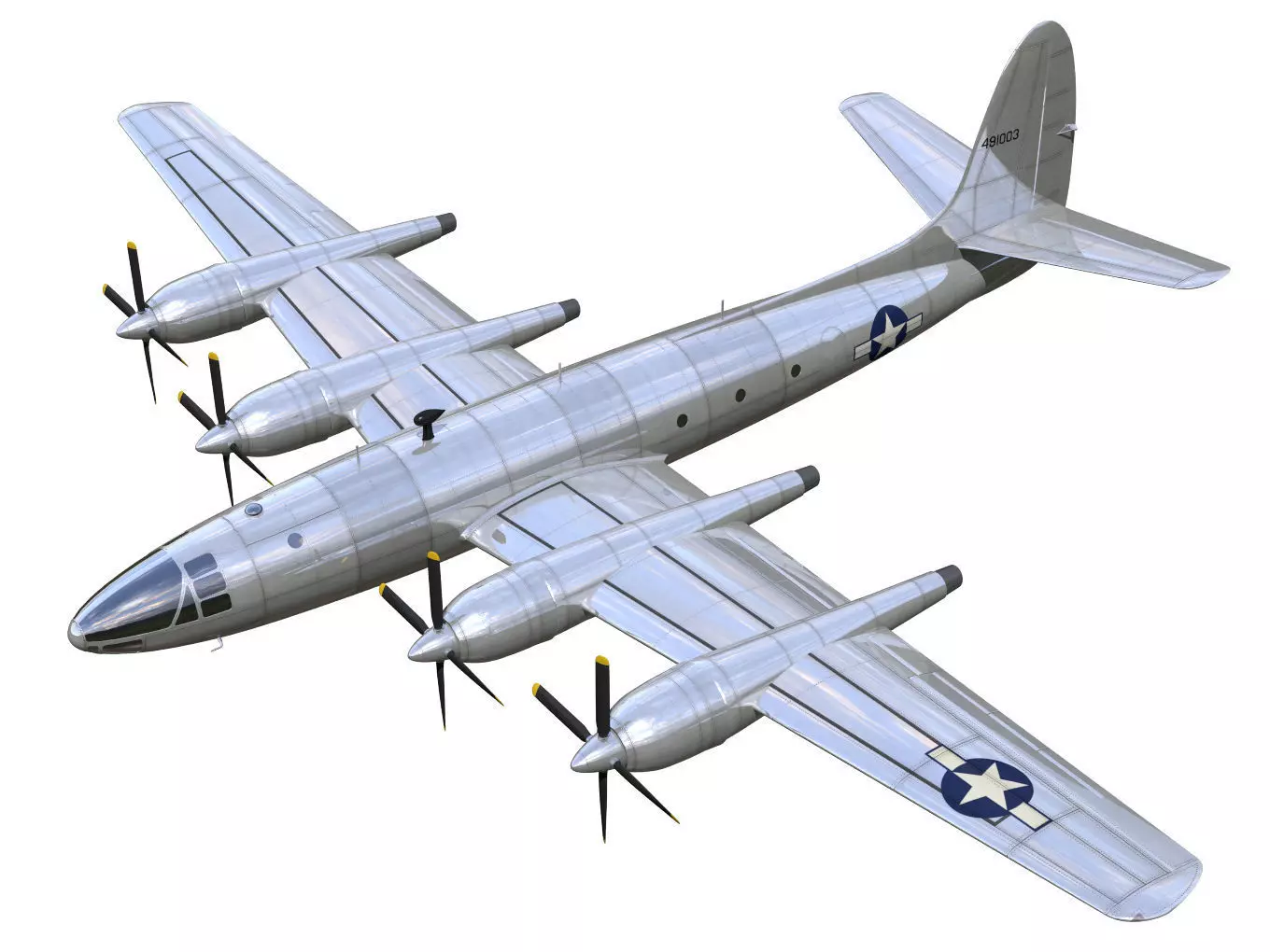 Republic XF-12 Rainbow 3D model_0