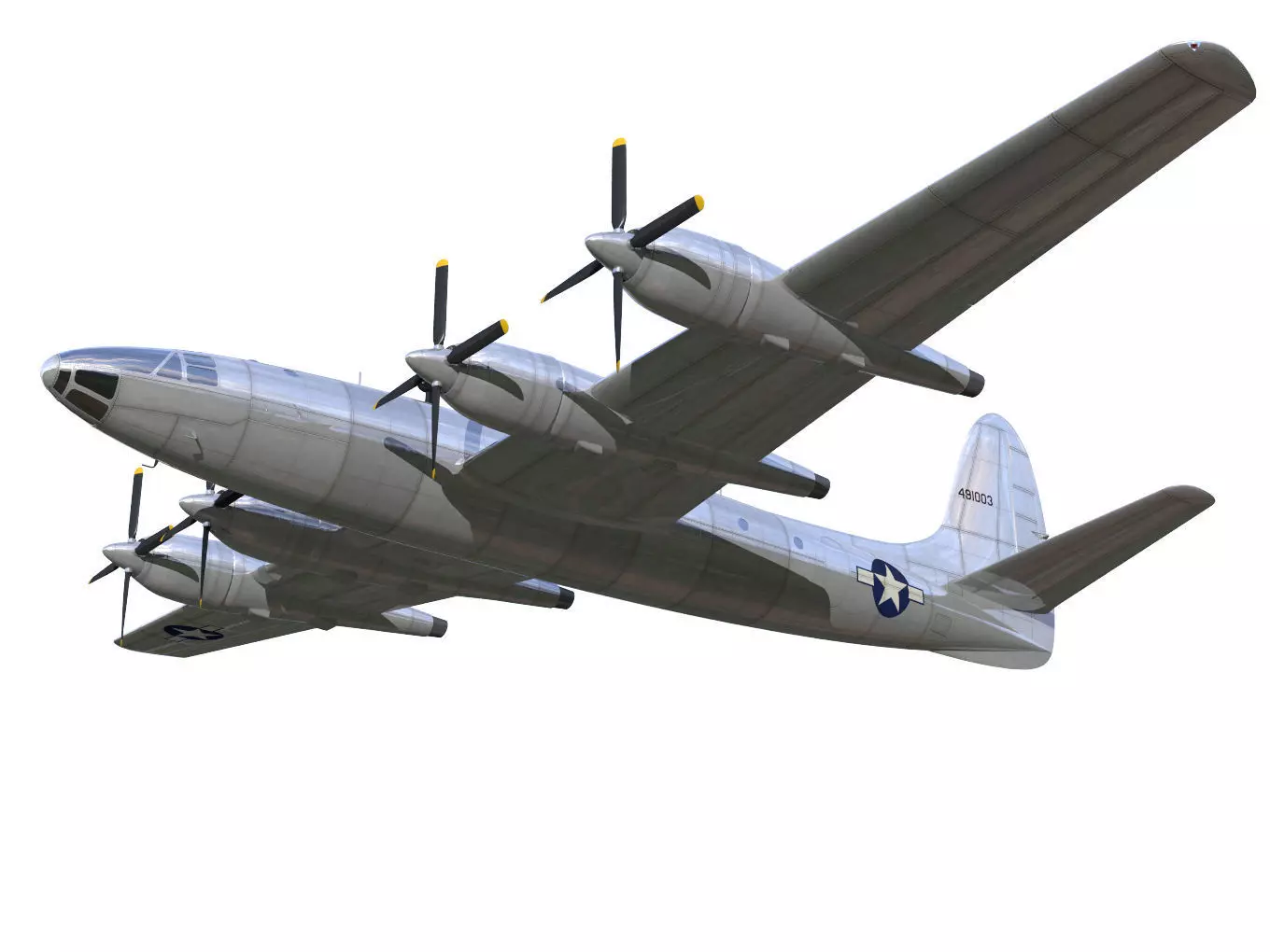 Republic XF-12 Rainbow 3D model_3