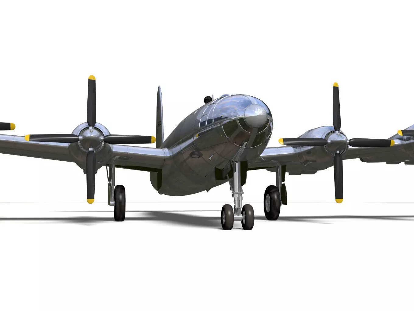 Republic XF-12 Rainbow 3D model_7