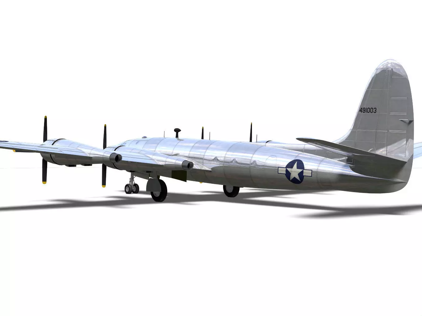 Republic XF-12 Rainbow 3D model_6