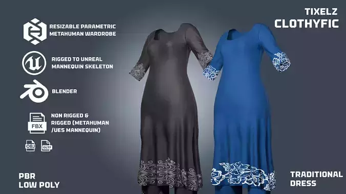 traditional dress - clothyfic full outfit