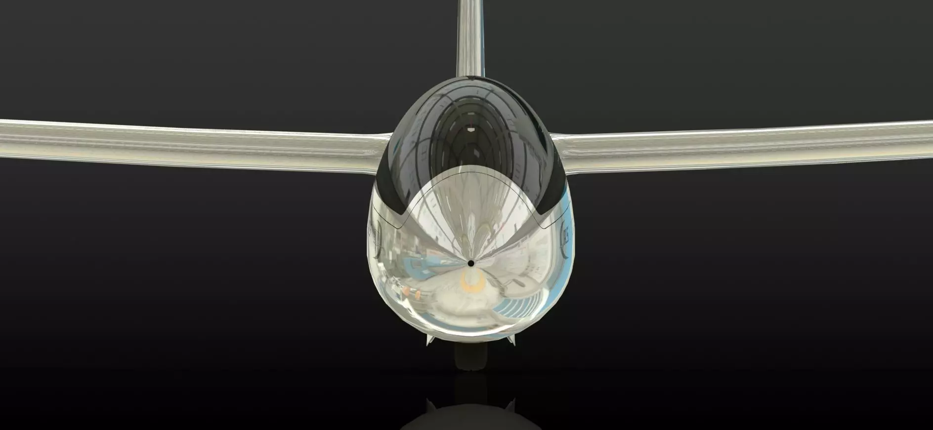 ASW 20 Glider Scale SolidWorks Model  3D model_13