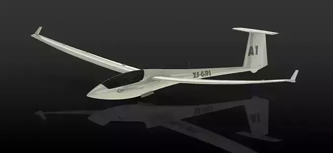 ASW 20 Glider Scale SolidWorks Model 