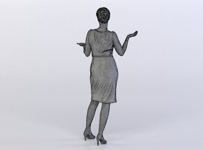 Anna 0435 Woman standing shrugging