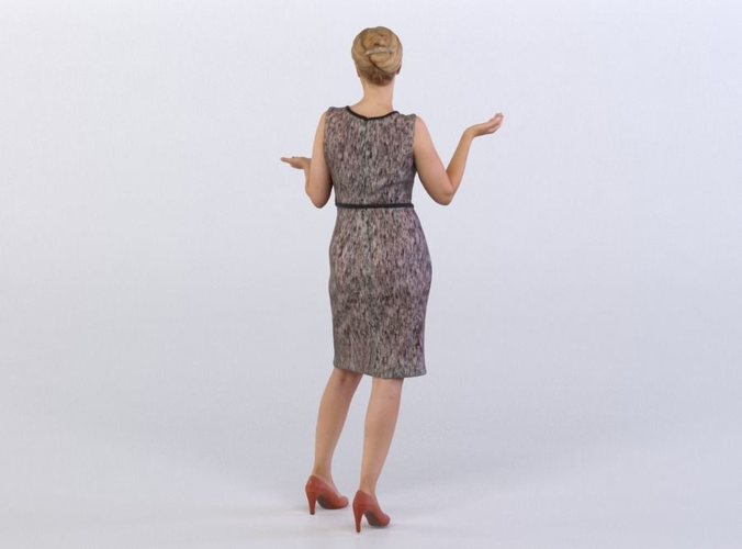 Anna 0435 Woman standing shrugging