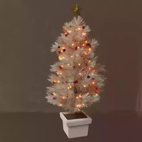 Snow White Christmas Tree