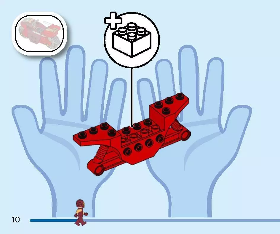 TwindBricks3D - 76287 Iron-Man with Bike and The Hulk 3D print model_8