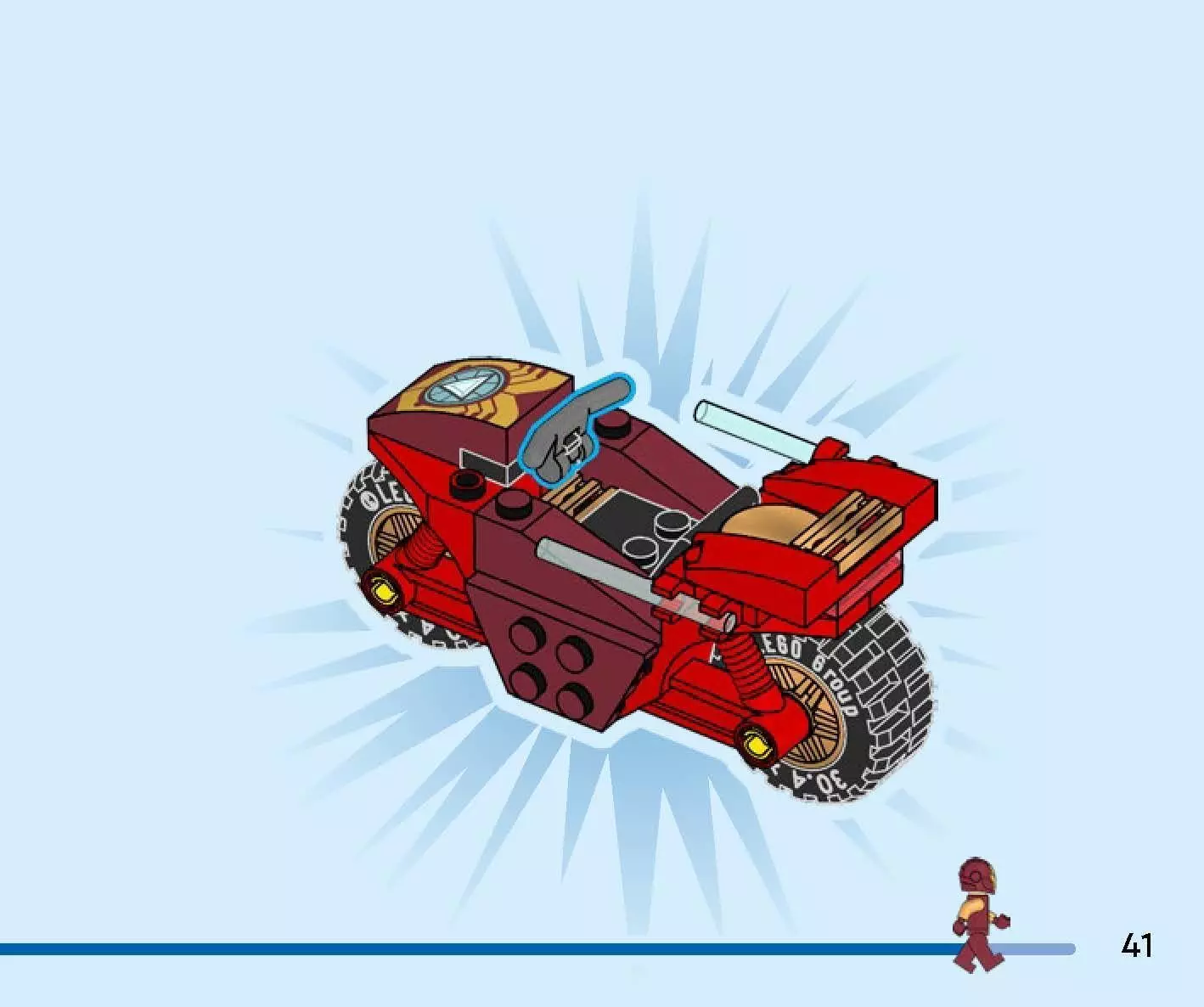 TwindBricks3D - 76287 Iron-Man with Bike and The Hulk 3D print model_39