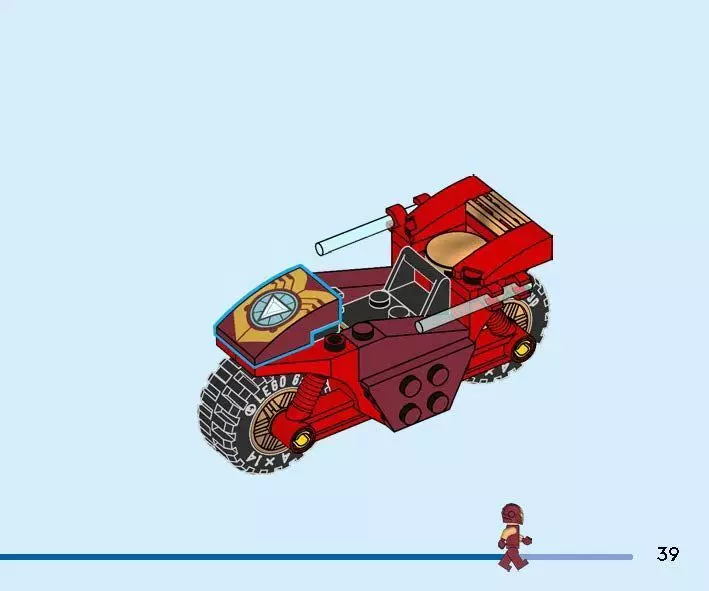 TwindBricks3D - 76287 Iron-Man with Bike and The Hulk 3D print model_37