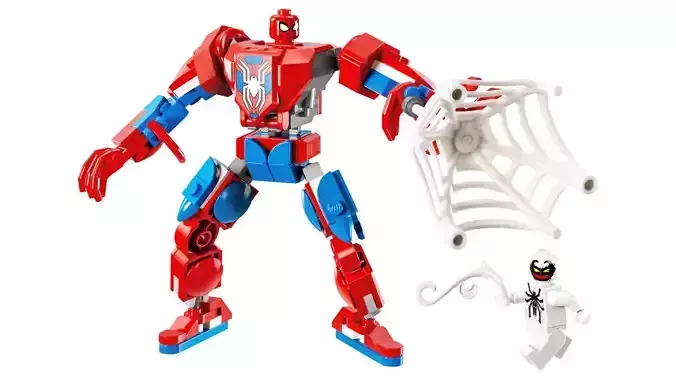 TwindBricks3D - 76308 Spider-Man Mech vs Anti-Venom 3D print model