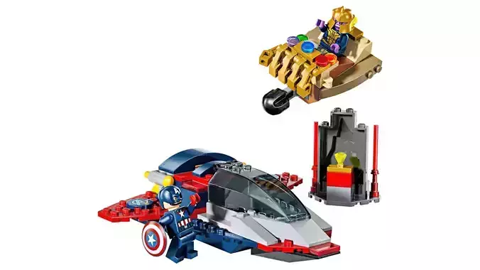 TwindBricks3D - 76319 Captain-America vs Thanos