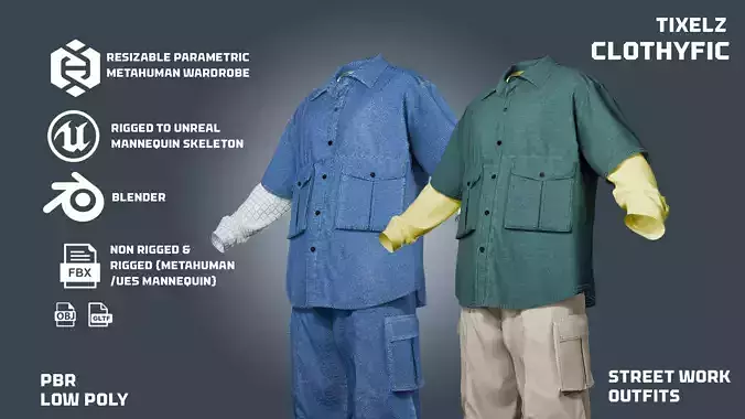 street worker - clothyfic outfit