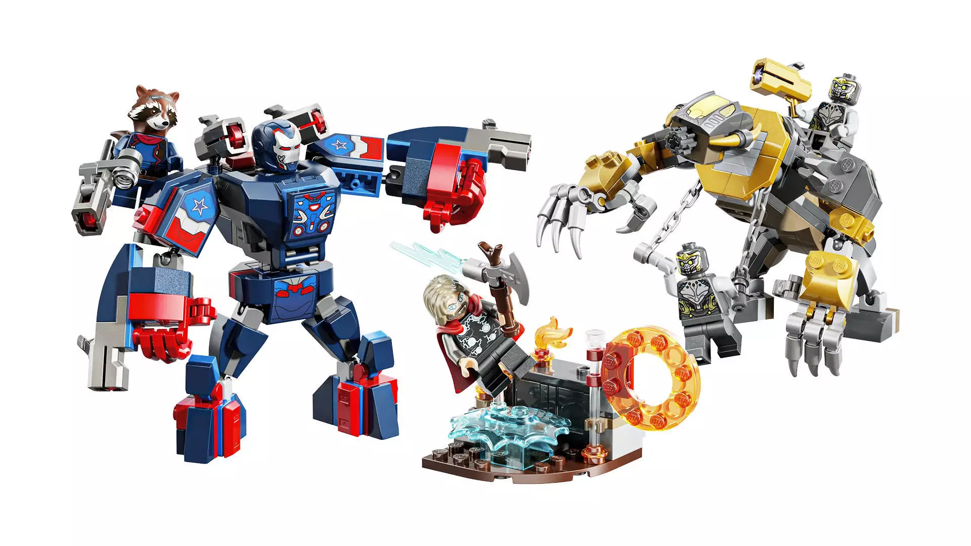 TwindBricks3D - 76322 Endgame Thor vs Chitauri 3D print model