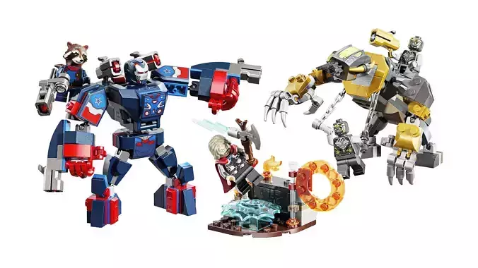 TwindBricks3D - 76322 Endgame Thor vs Chitauri